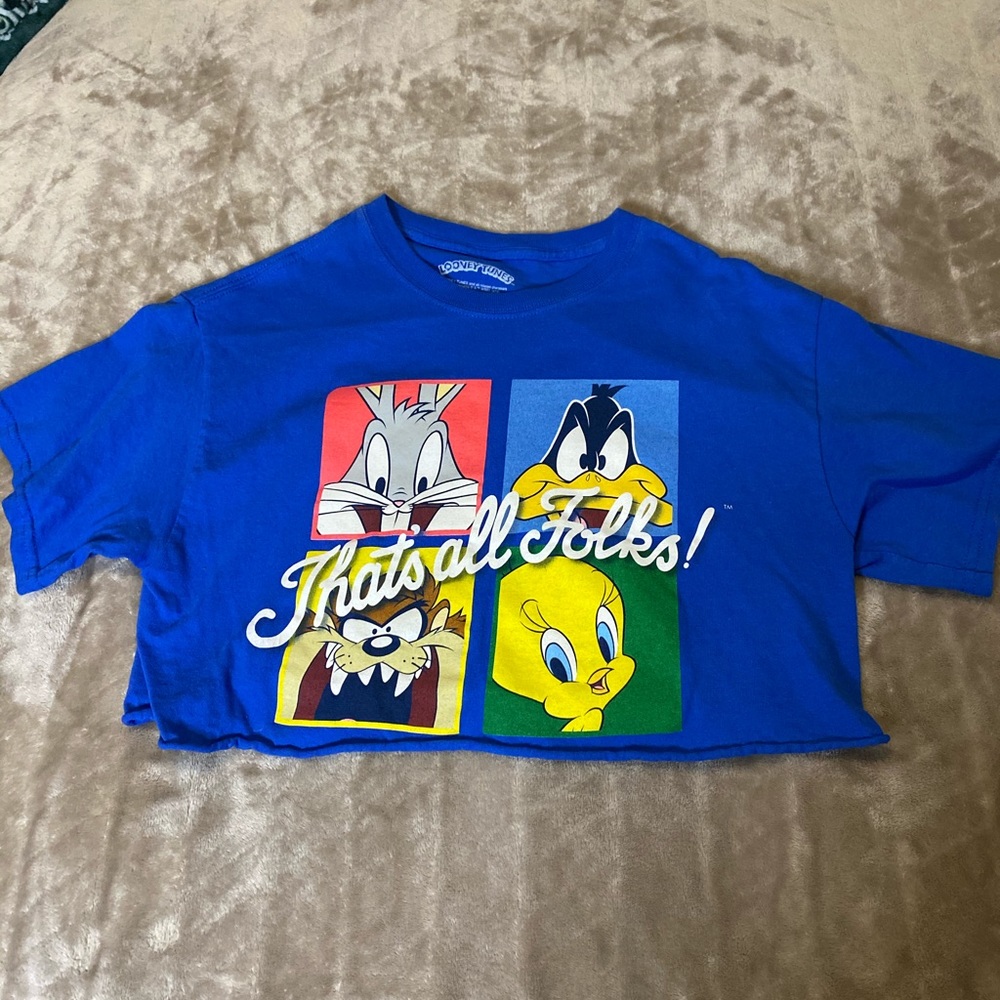 Cropped Graphic Top
